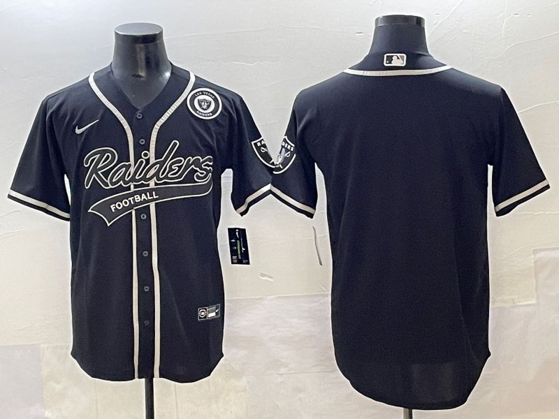 Men 2025 Oakland Raiders Blank Black Joint Name Nike Limited NFL Jersey style 34->oakland raiders->NFL Jersey